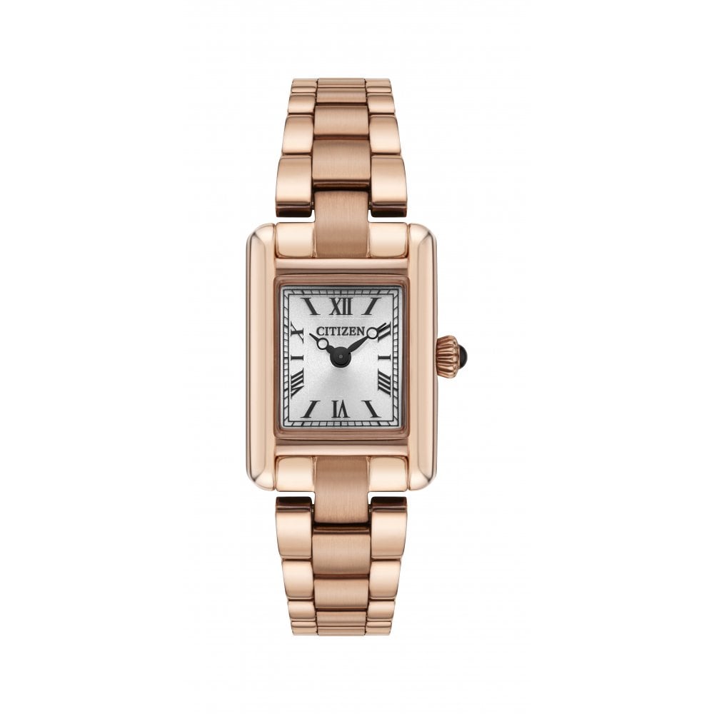 Citizen Watch Ladies Rose Gold Tone Eco-Drive Watch on Bracelet EG2792-50B
