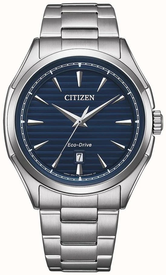 Citizen Men's Eco-Drive Sport (41mm) Blue Dial / Stainless Steel Bracelet AW1750