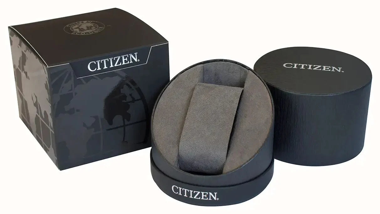 Citizen Women's Eco-Drive White Dial Black Leather Strap EW3261-06A