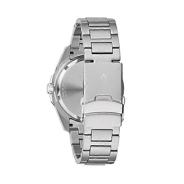 Bulova Marine Star 98B203 43mm Black/Silver Stainless Steel Case with Silver...