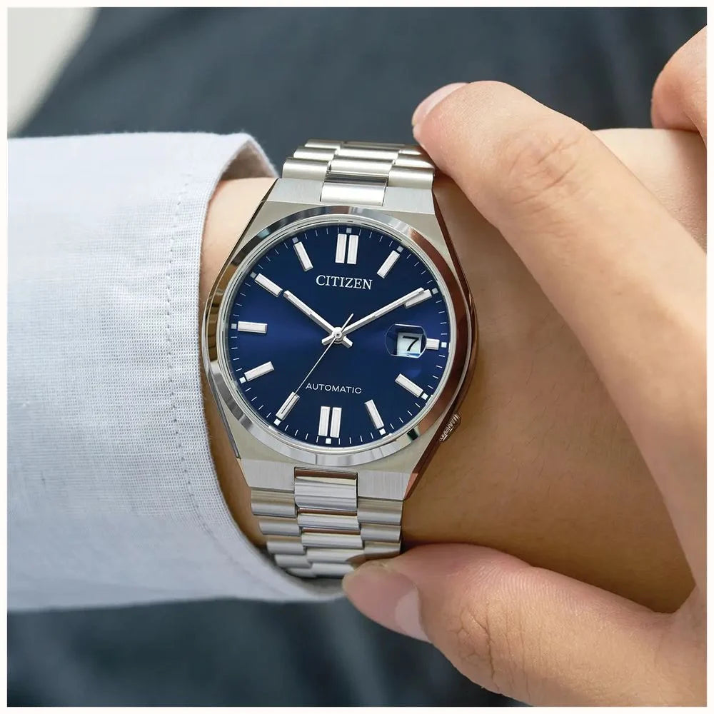 Citizen Tsuyosa Automatic (40mm) Sunray Blue Dial / Stainless Steel Bracelet NJ0