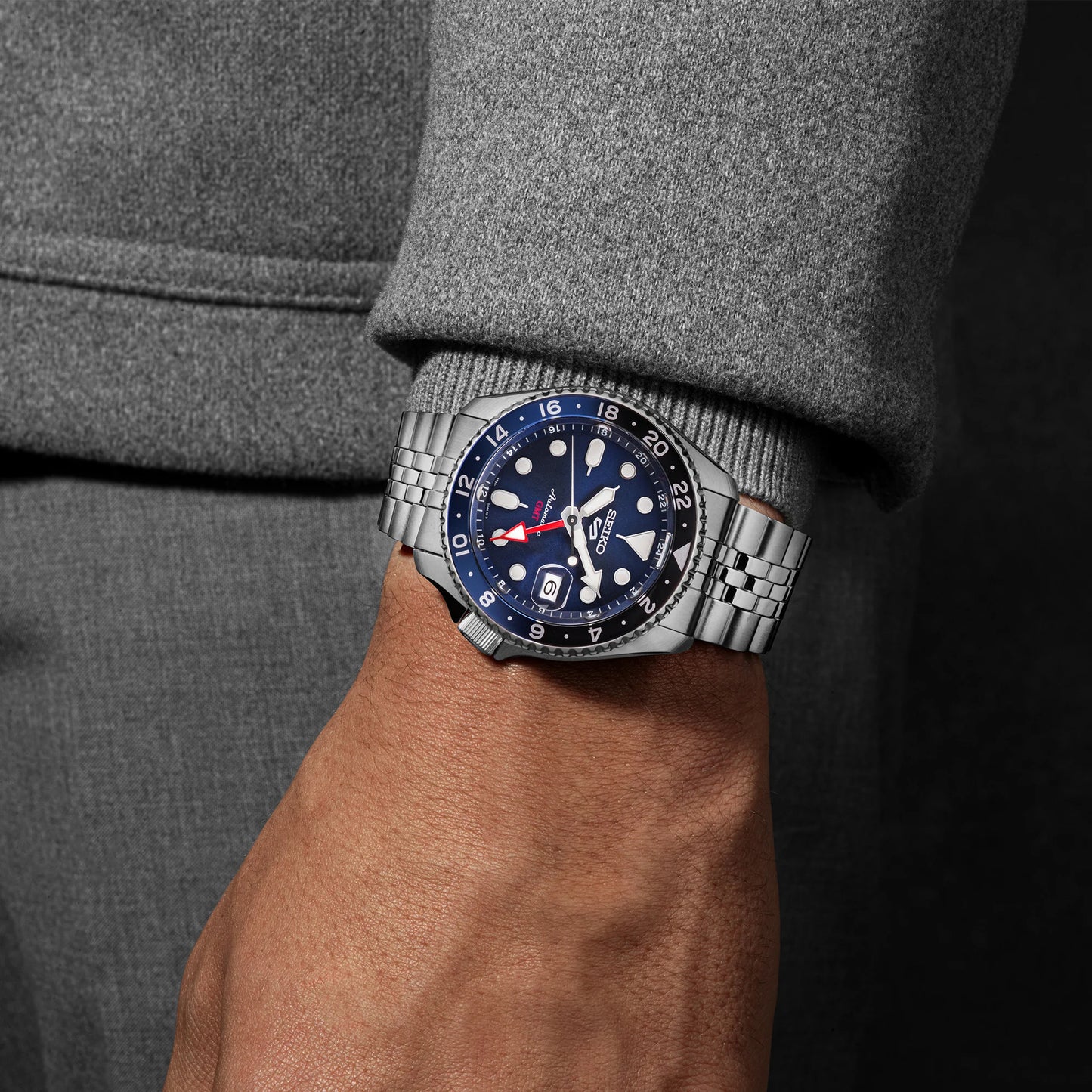 SSK003K1 Seiko 5 Sports ‘Blueberry’ GMT SKX Re-Interpretation