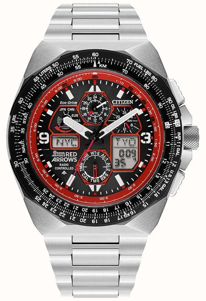 Citizen Red Arrows Limited Edition Radio Controlled Skyhawk A.T Eco-Drive JY8126