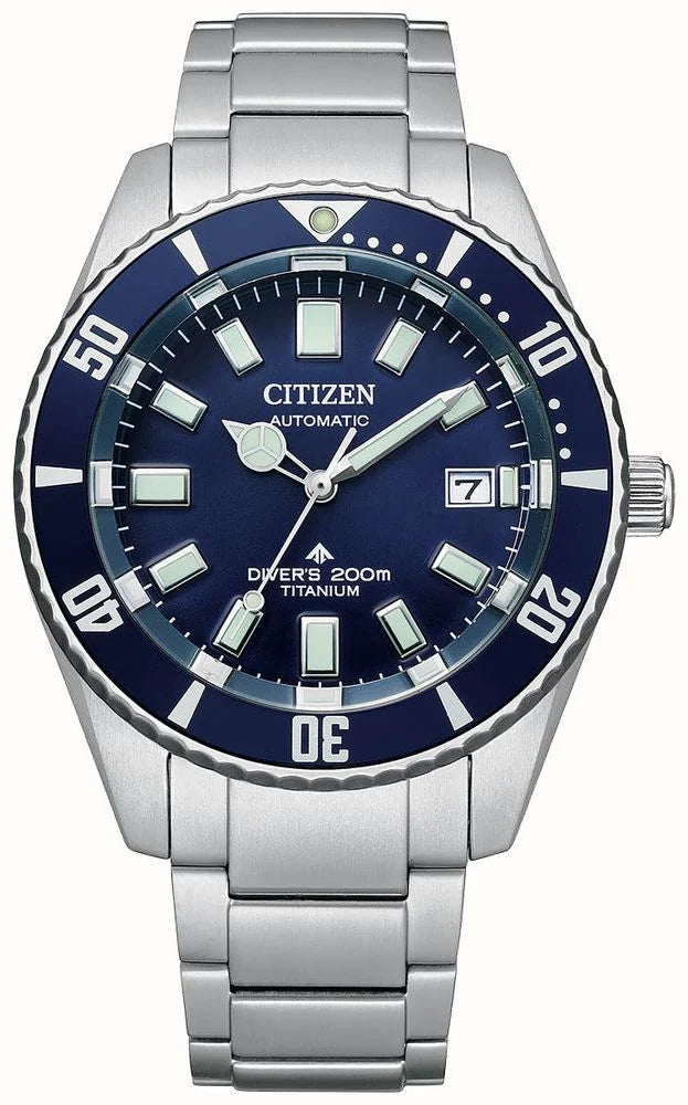 Citizen Promaster Diver Automatic Super Titanium (41mm) Blue Dial / Titanium Bra