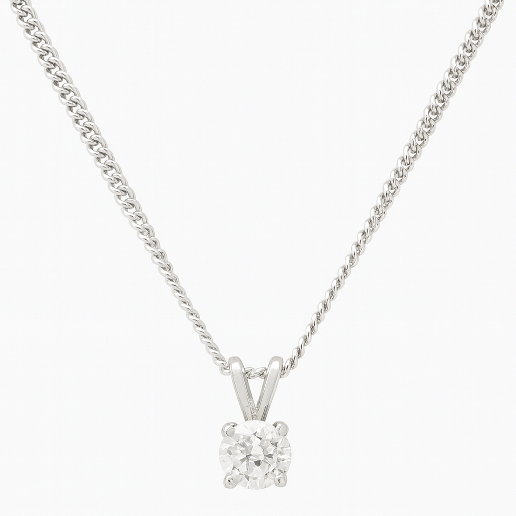 Diamond necklace qualified gemmologist