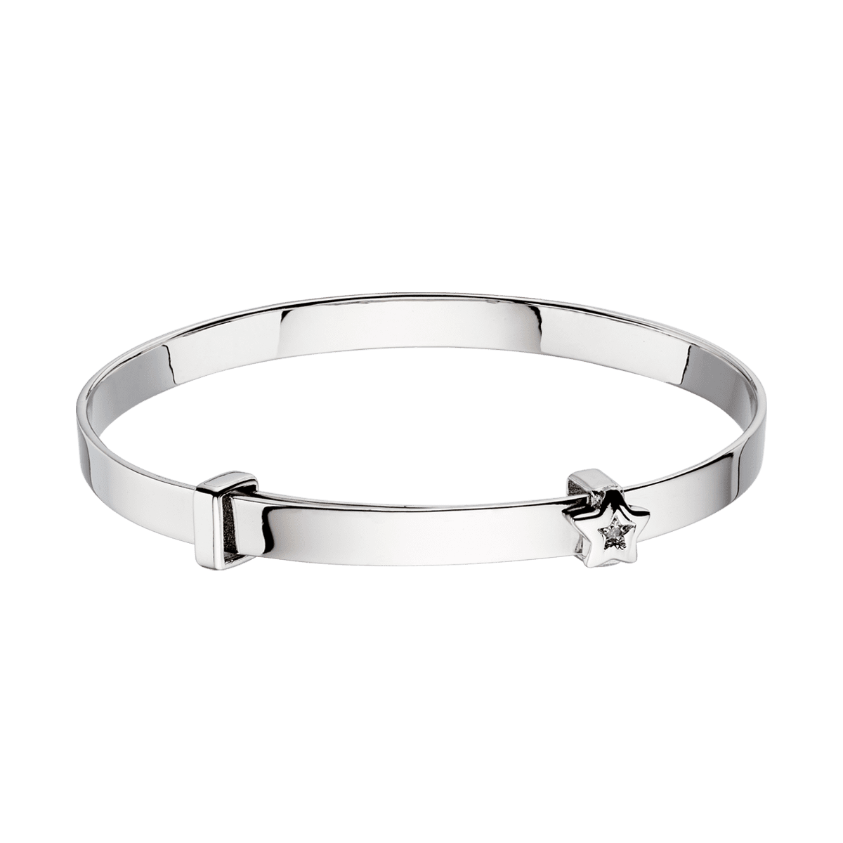 Inez Diamond Star Baby Bangle
