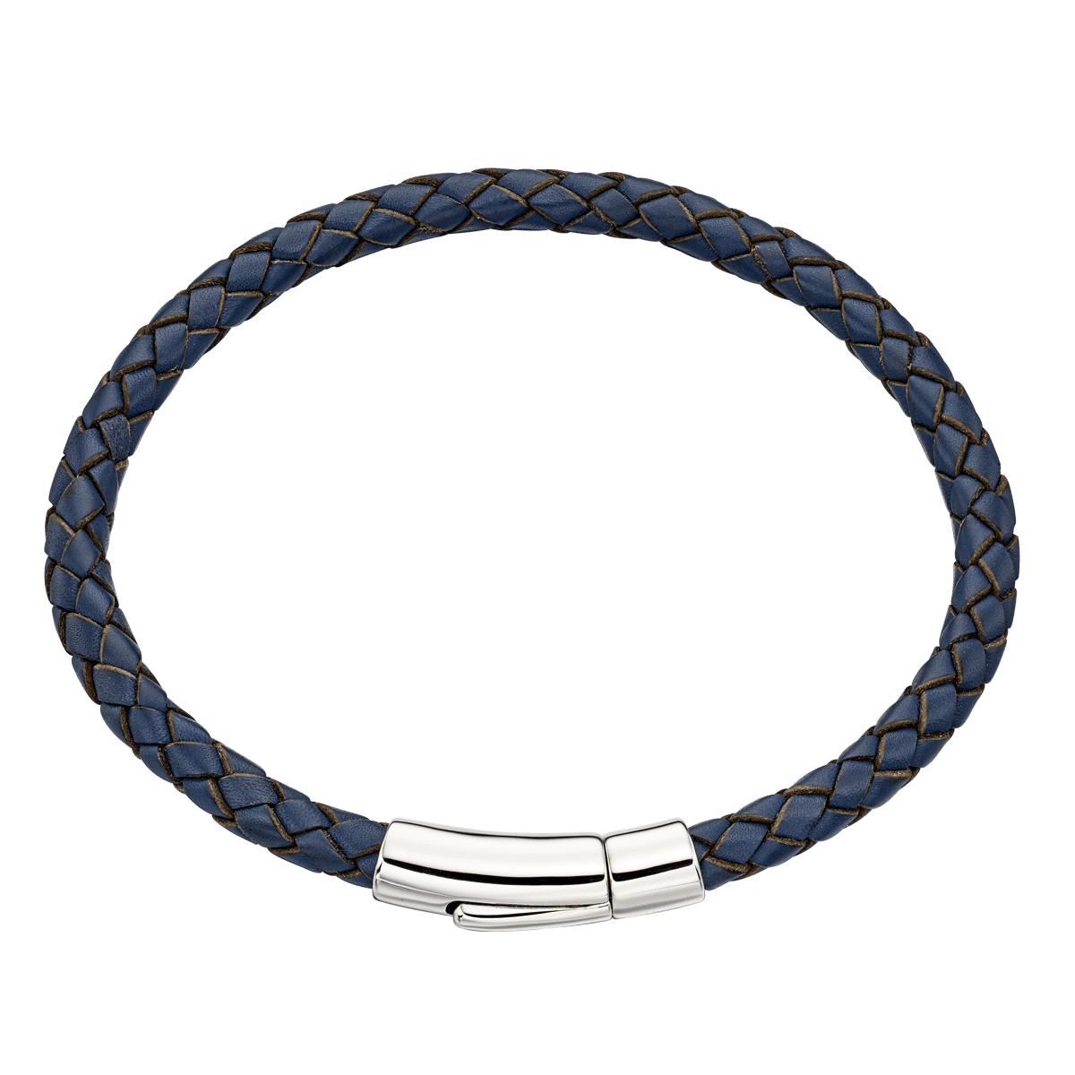 Reed Mens Navy Leather Bracelet