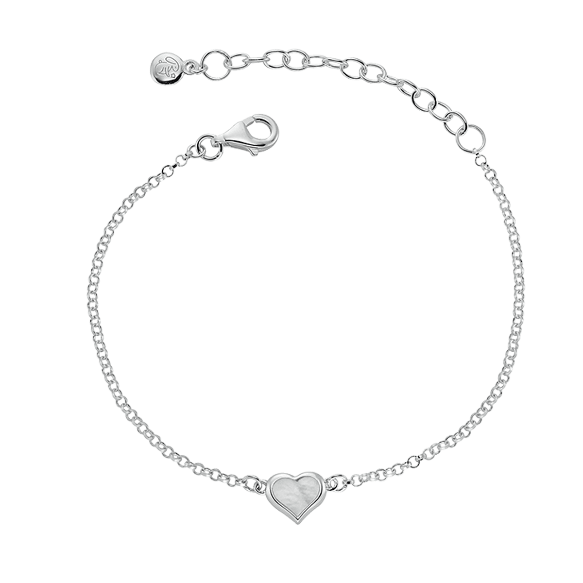 Betty – Mother of Pearl Heart Bracelet