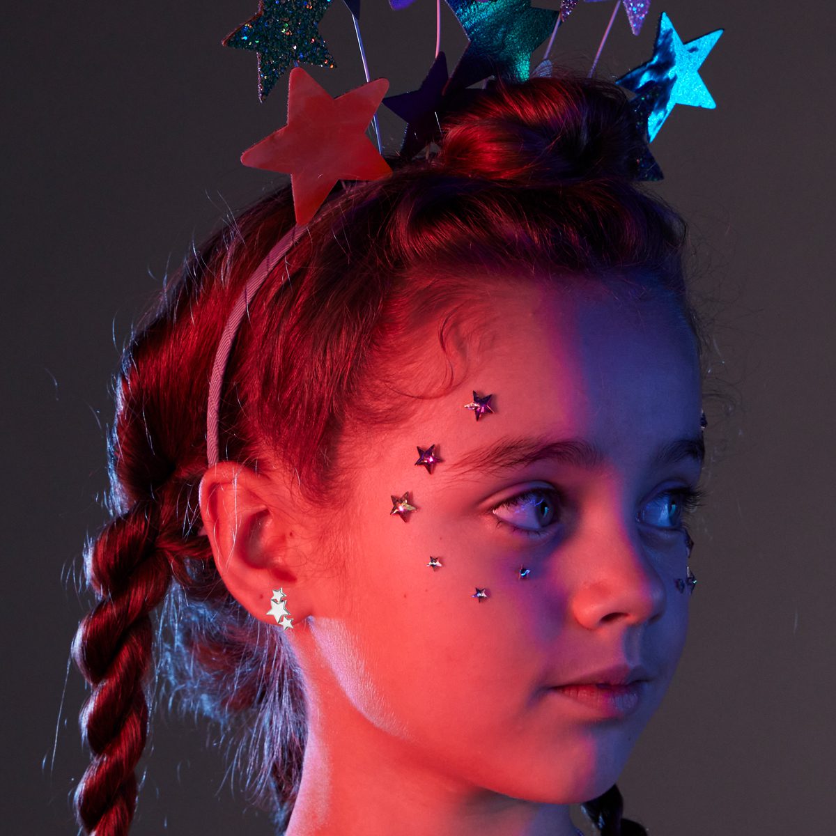 Halley – Triple Star Stud Earring
