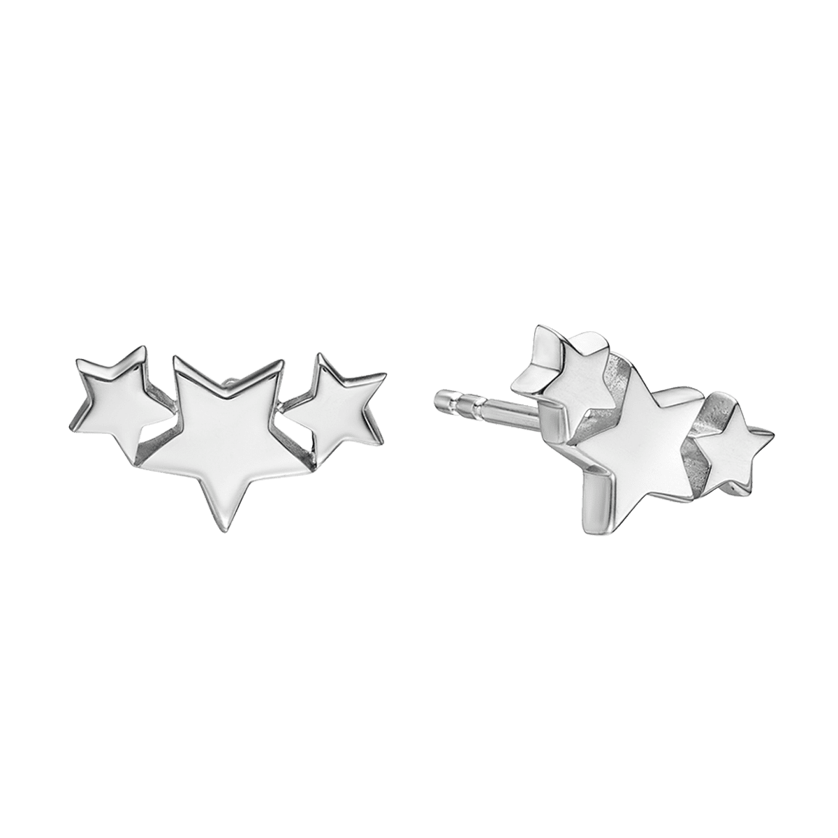 Halley – Triple Star Stud Earring