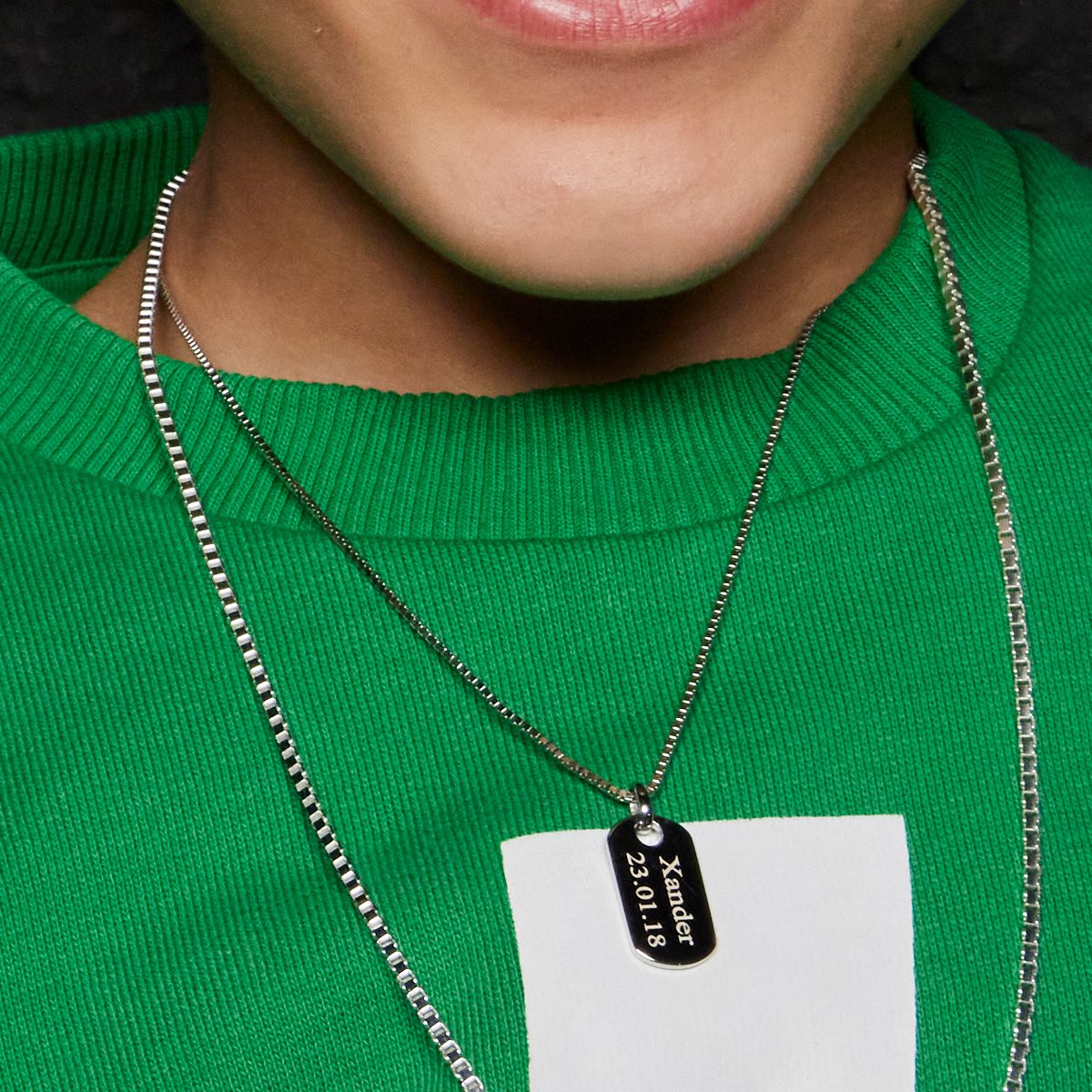 Oli- Boys Tag Necklace