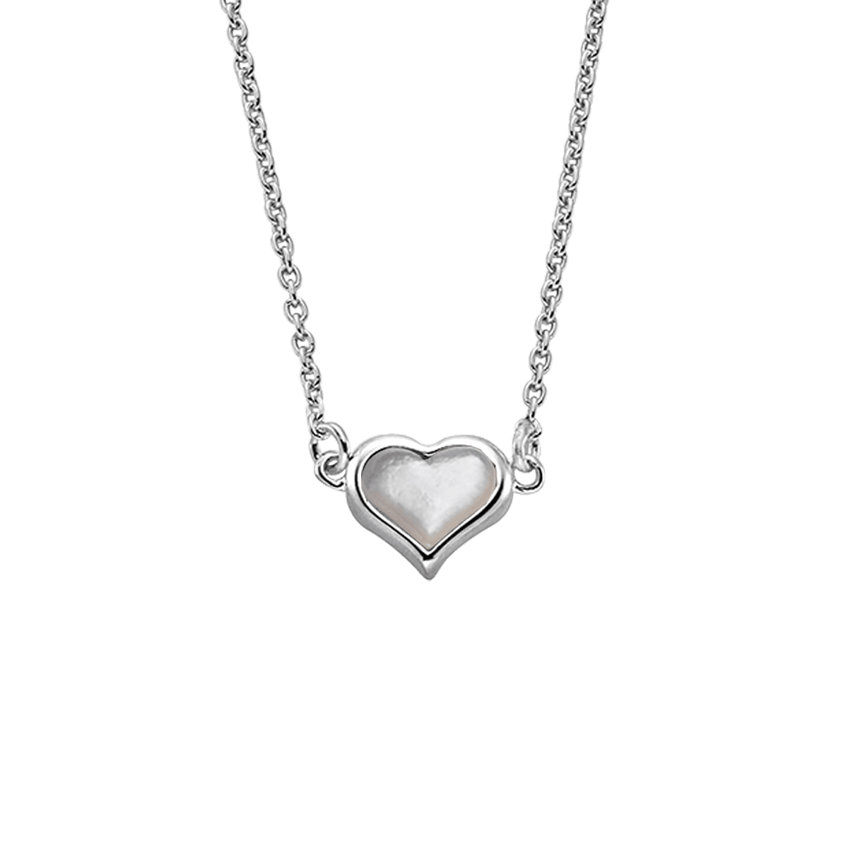 Talitha – Mother of Pearl Heart Necklace
