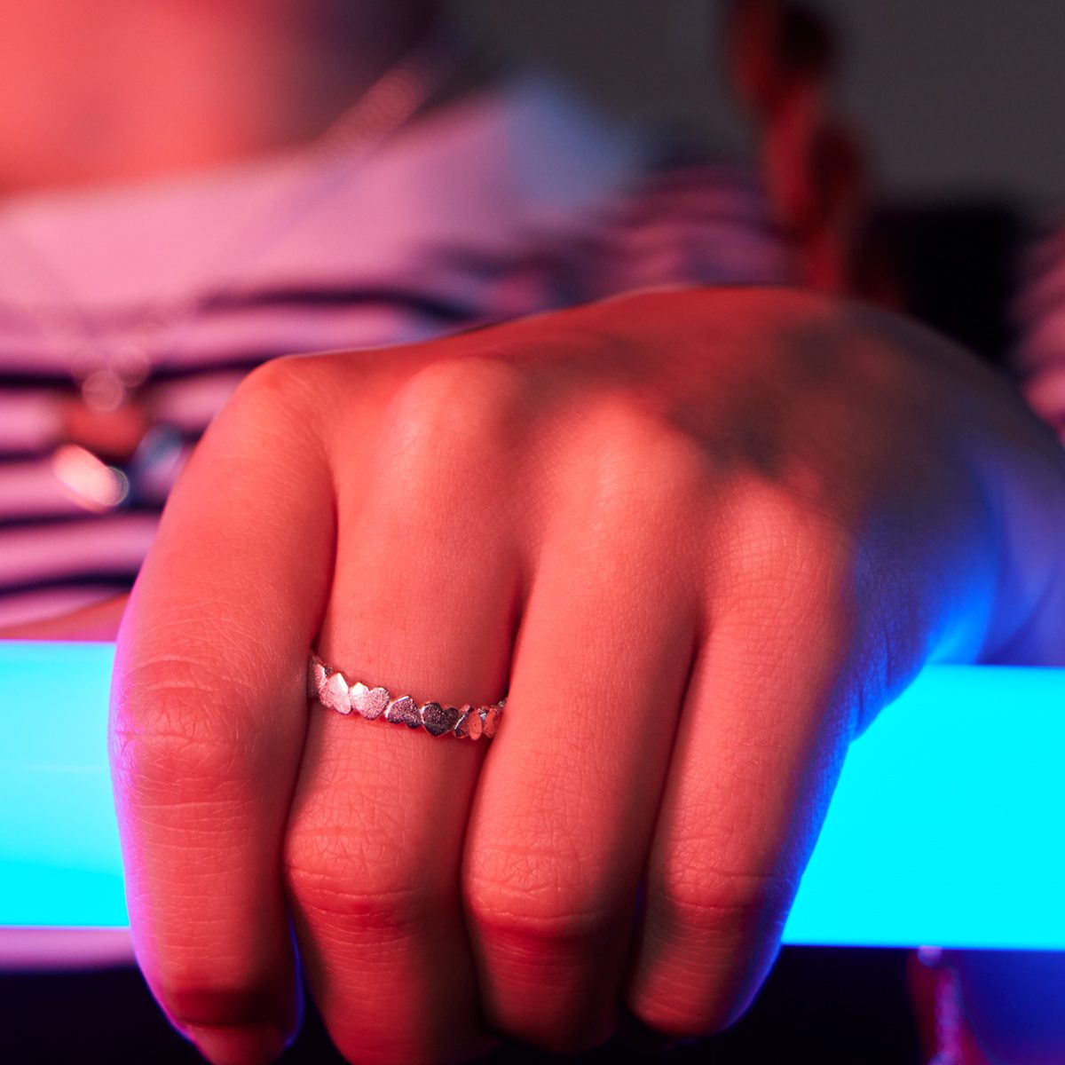 Wren – Girls Heart Band Ring