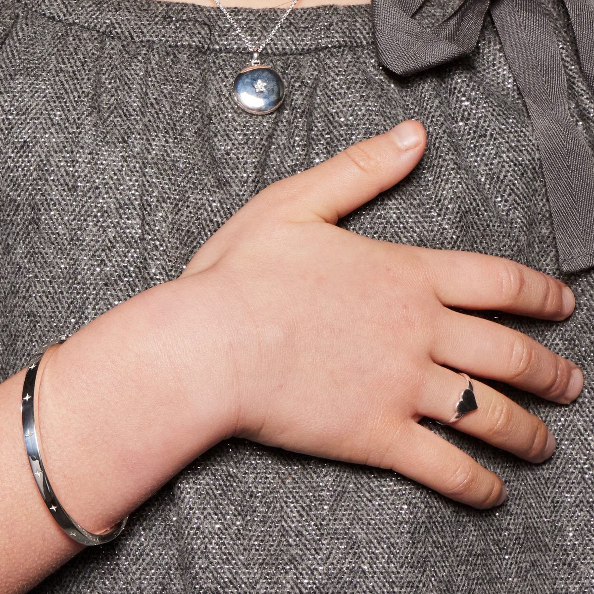 Sky -Adjustable Heart Ring