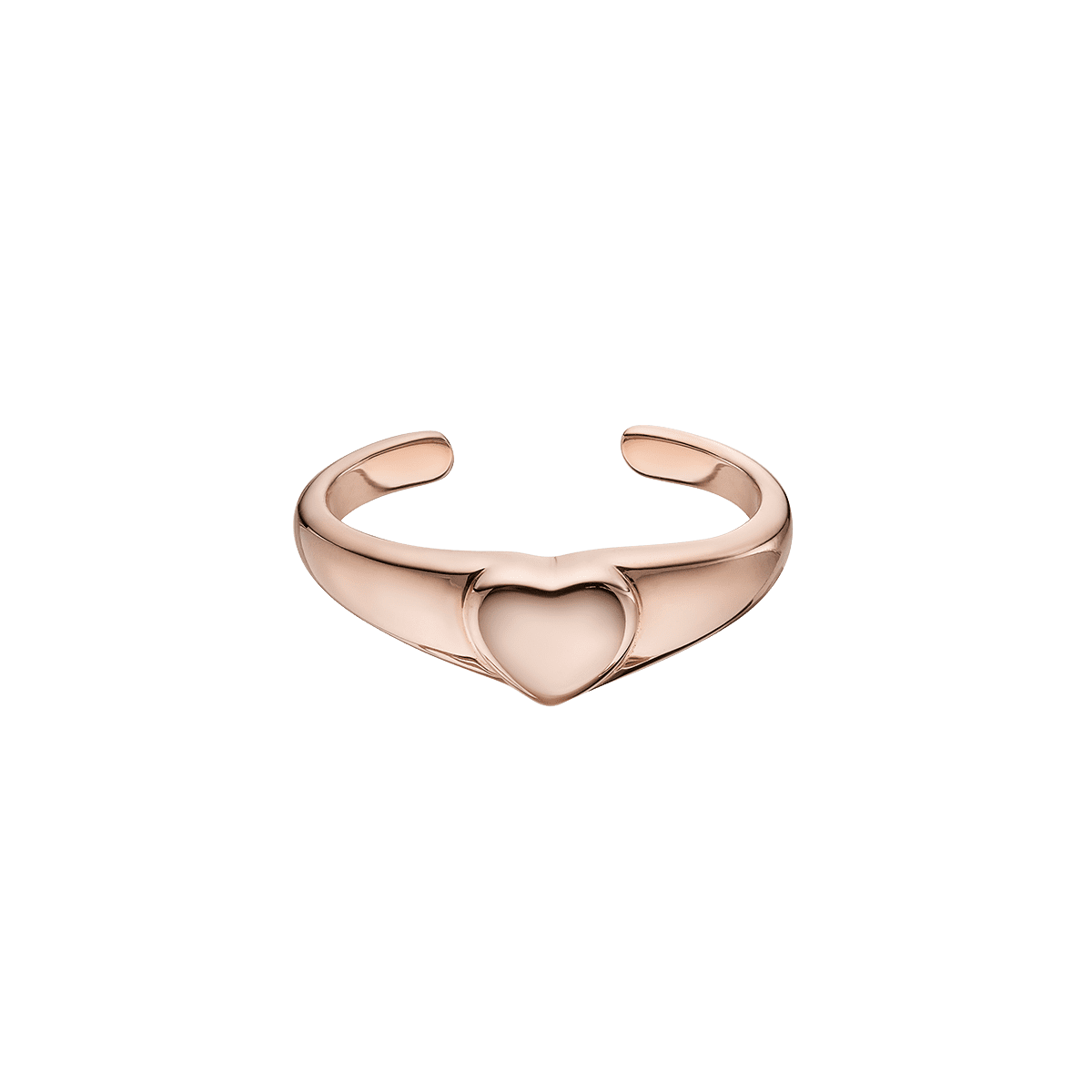 Charli – Rose Gold Heart Ring £30.00