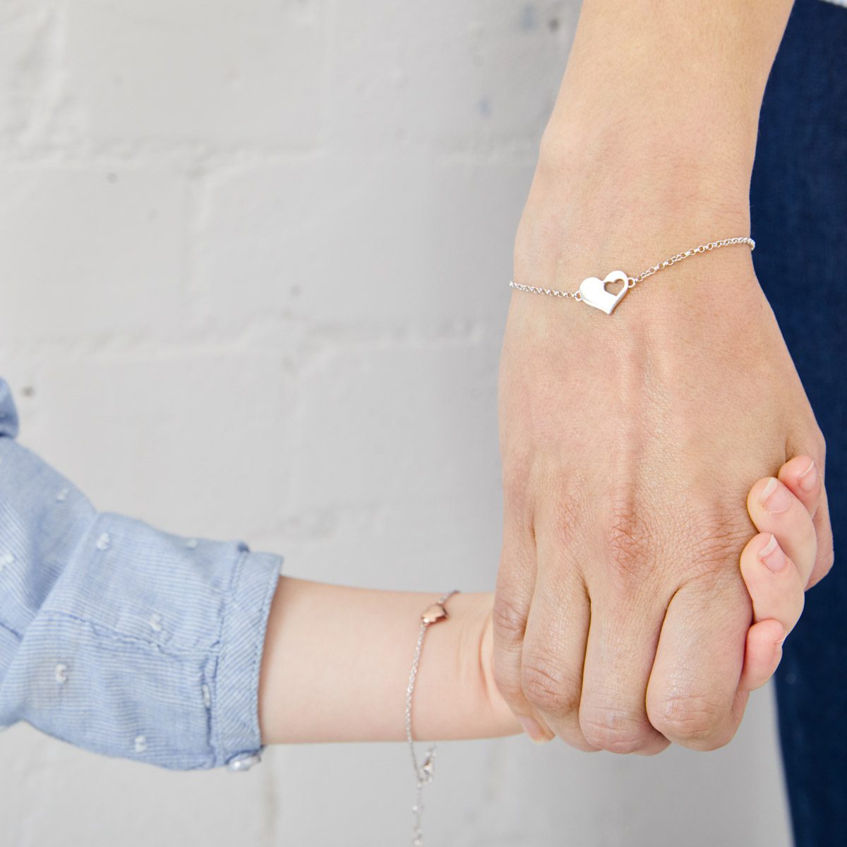 Poppy Heart Bracelet