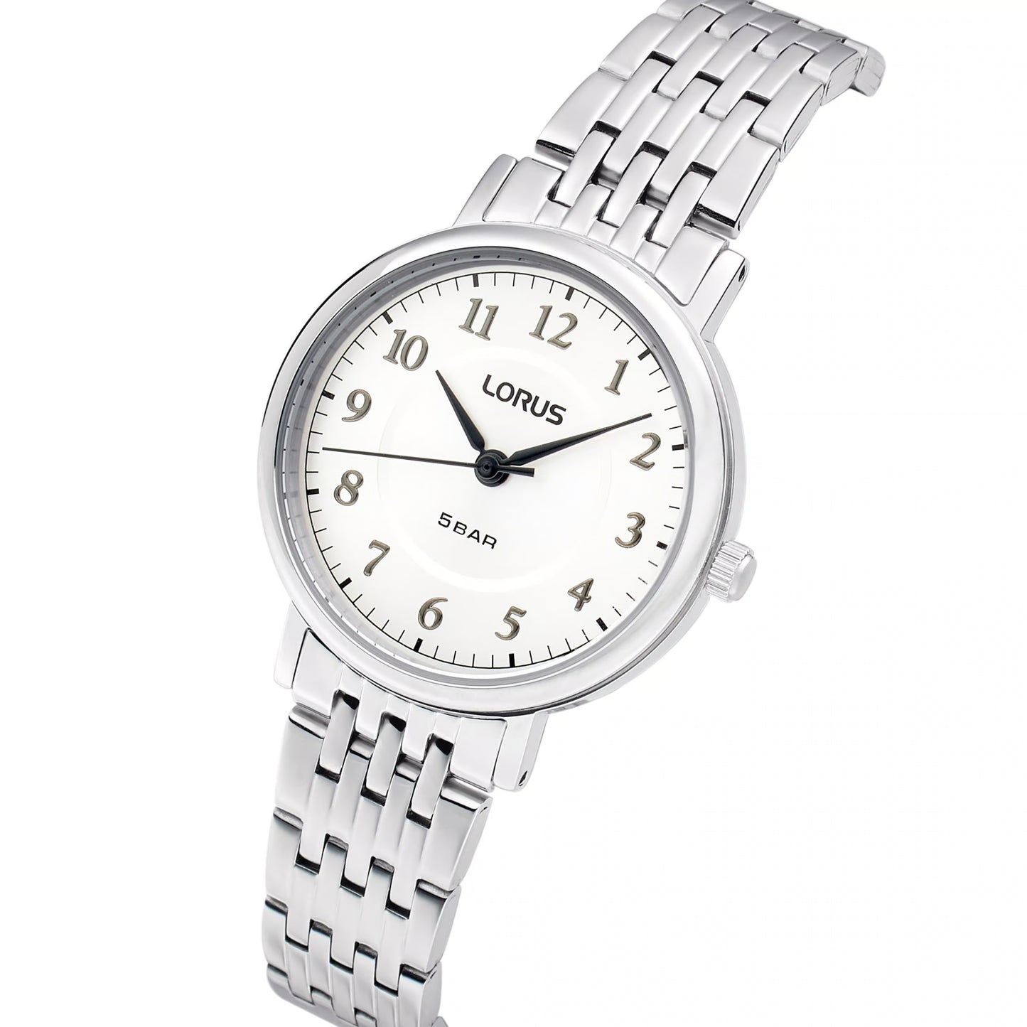 Lorus Women’s Traditional Silver Sunray Arabic Numerals RG221XX9