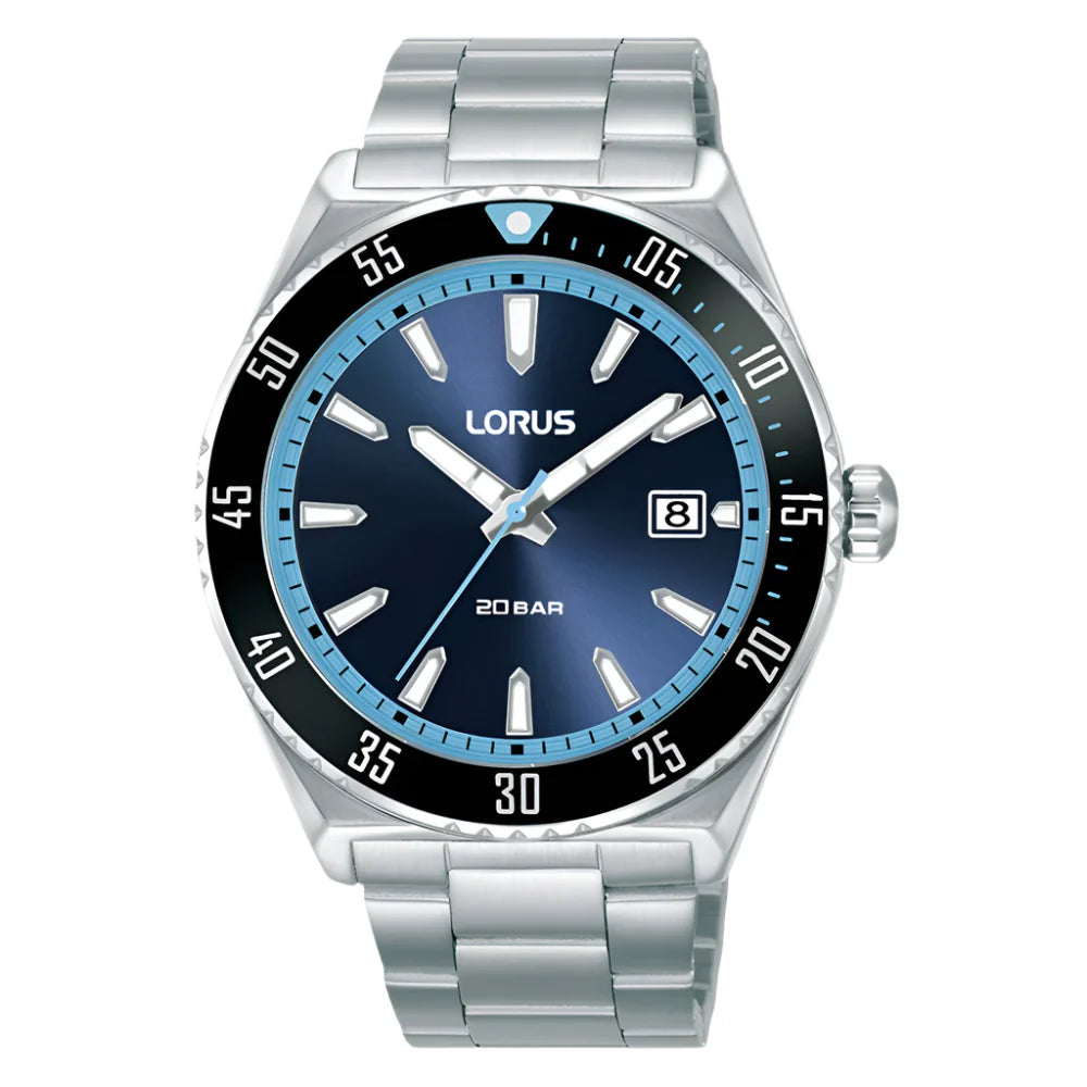 Lorus Sports Blue Dial Mens Watch RS957DX9