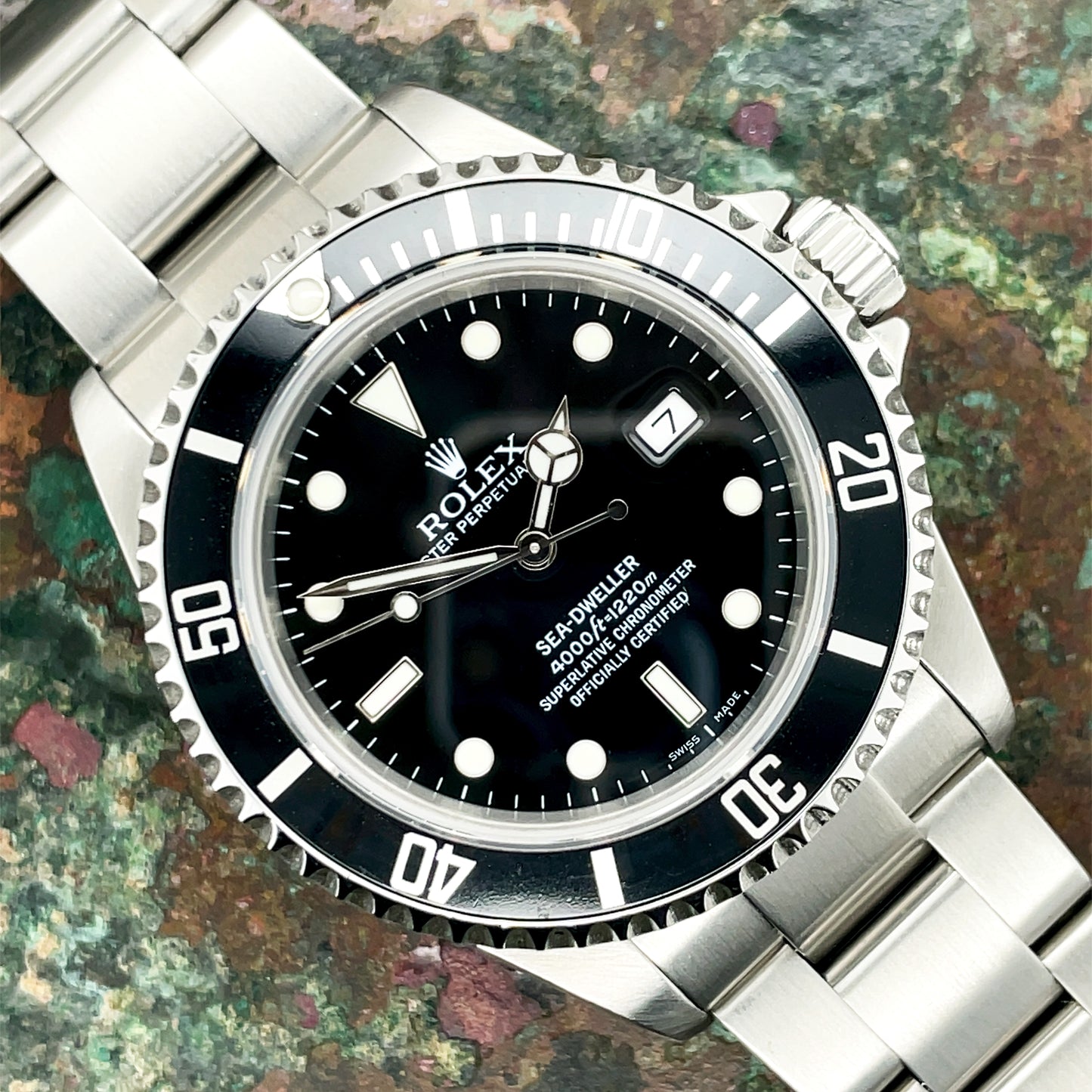 Preloved Rolex Sea-Dweller Men's Black Watch - 16600