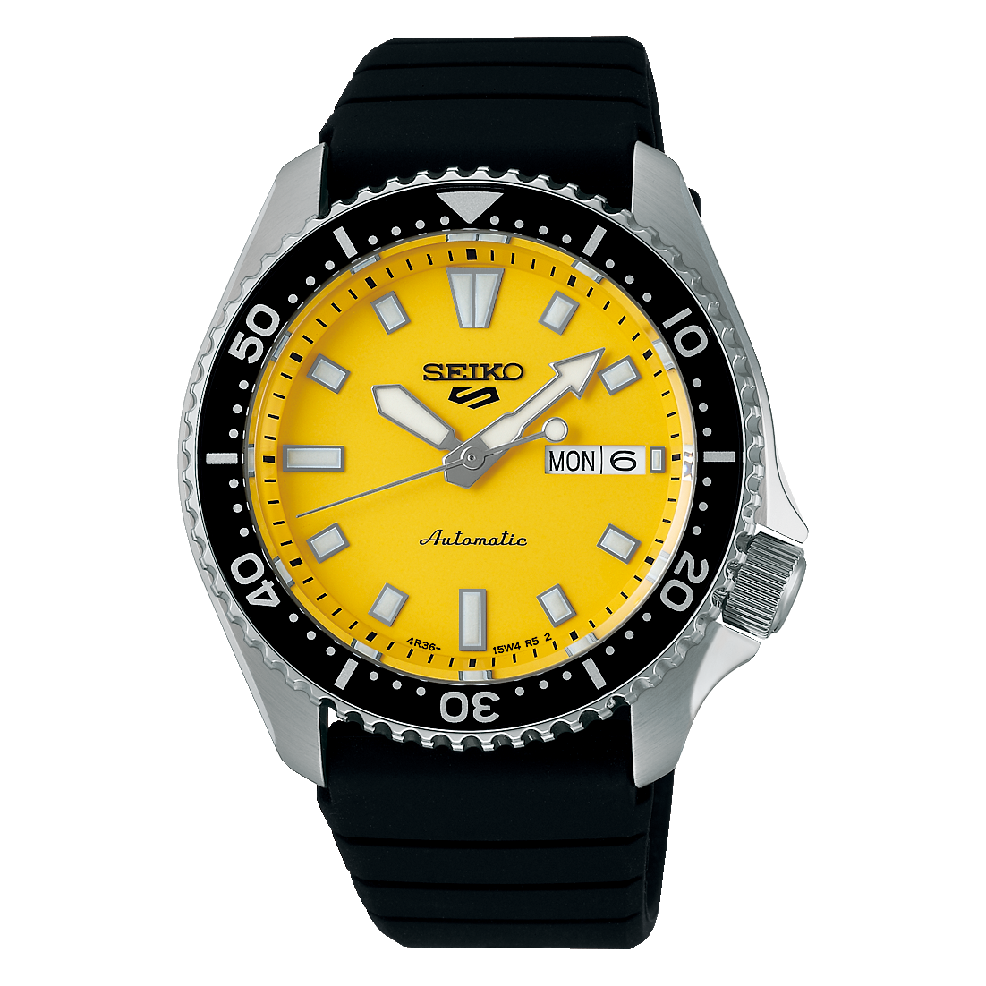 Seiko 5 Sports SKX Redux in Ki-iro Yellow SRPL87K1