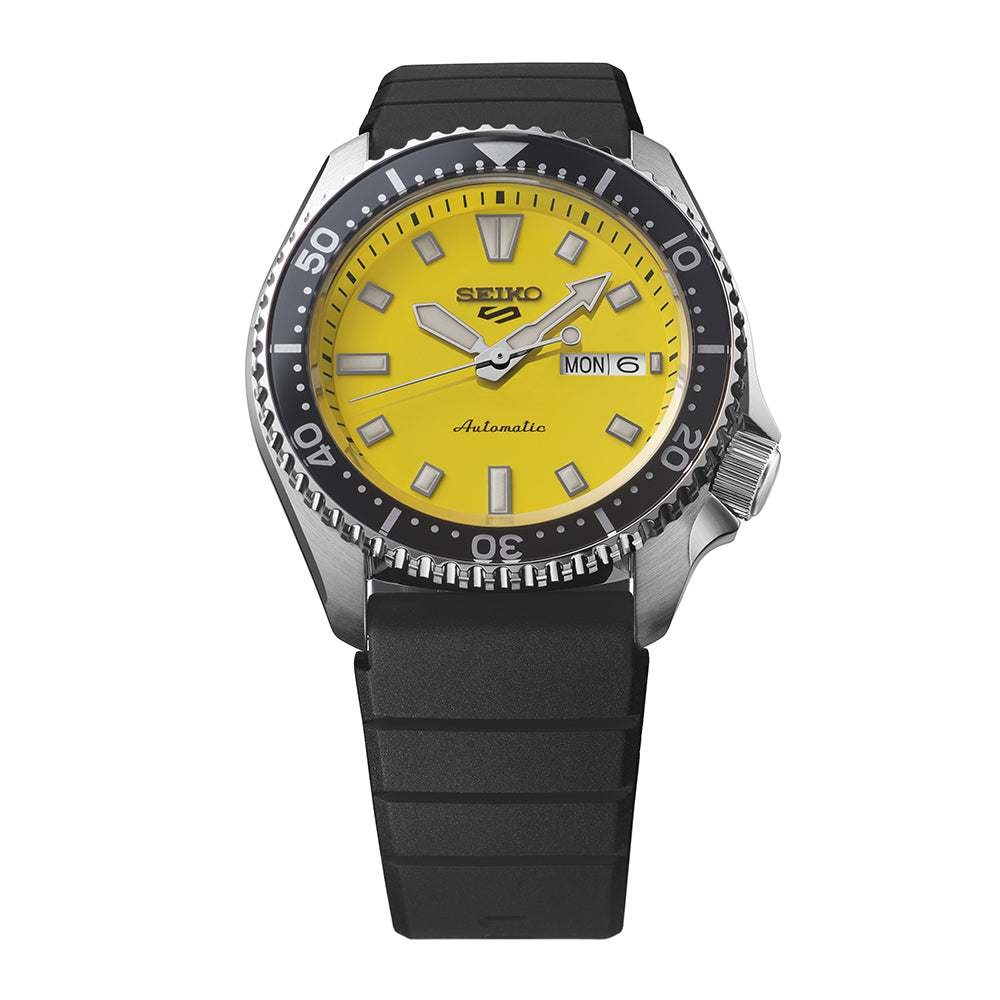 Seiko 5 Sports SKX Redux in Ki-iro Yellow SRPL87K1