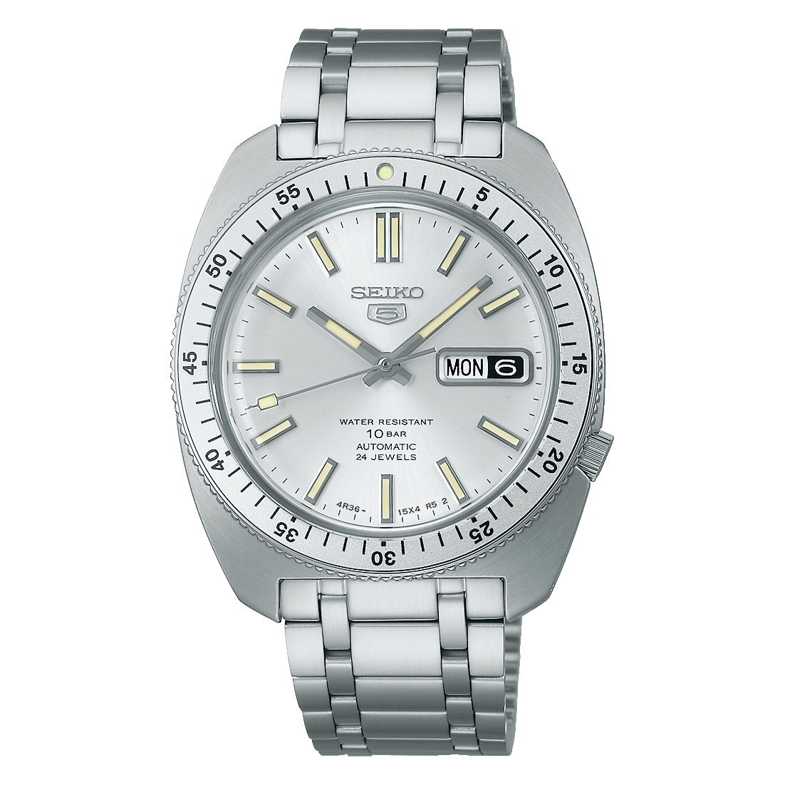 SRPL91K1 Seiko 5 Sports Heritage Design Recreation Limited Edition in Silver tone SRPL91K1