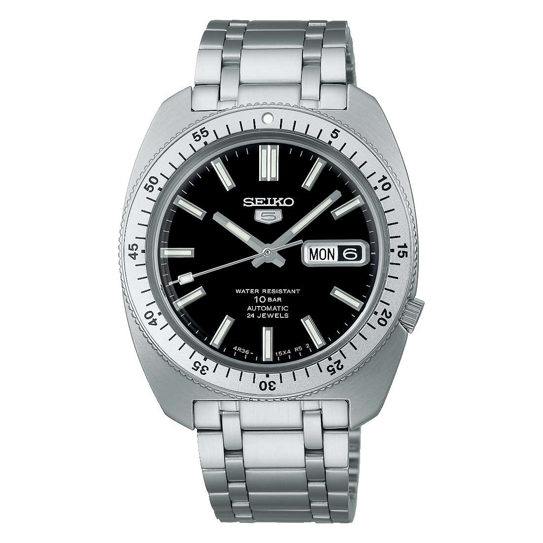 Seiko 5 Sports Heritage Design Recreation Limited Edition in Black SRPL93K1