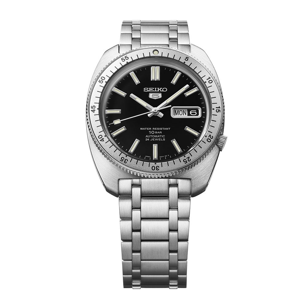 Seiko 5 Sports Heritage Design Recreation Limited Edition in Black SRPL93K1