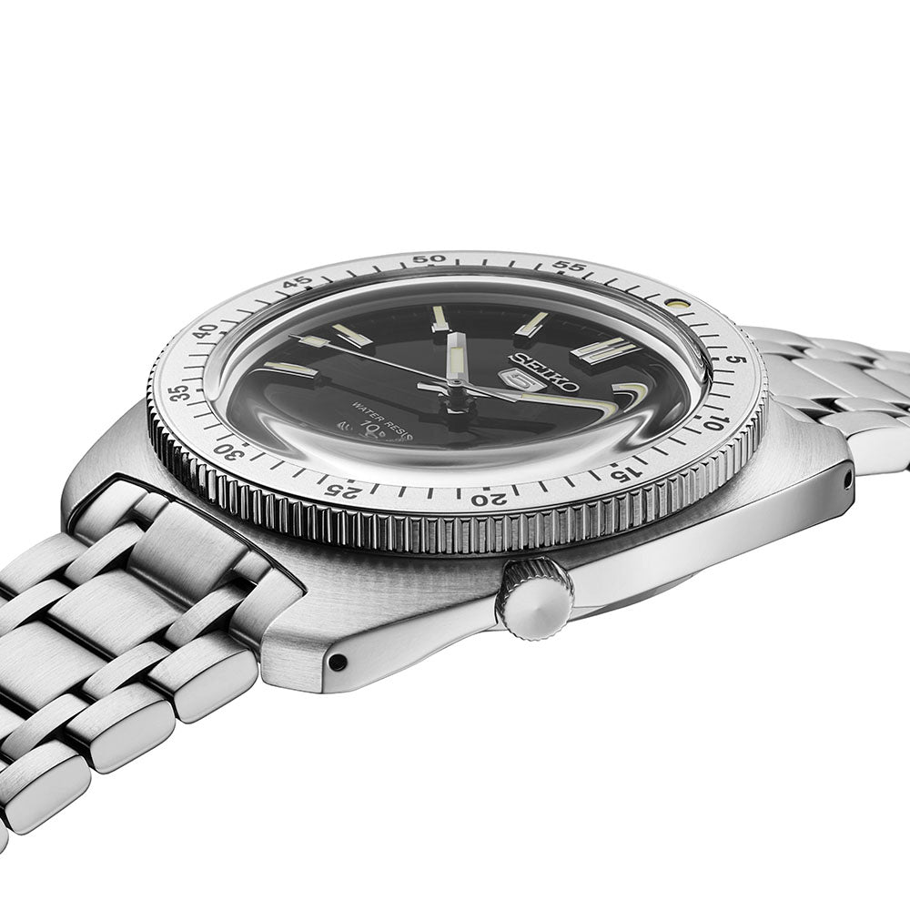 Seiko 5 Sports Heritage Design Recreation Limited Edition in Black SRPL93K1