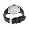 Lorus Black Leather Strap Watch RJ647AX9