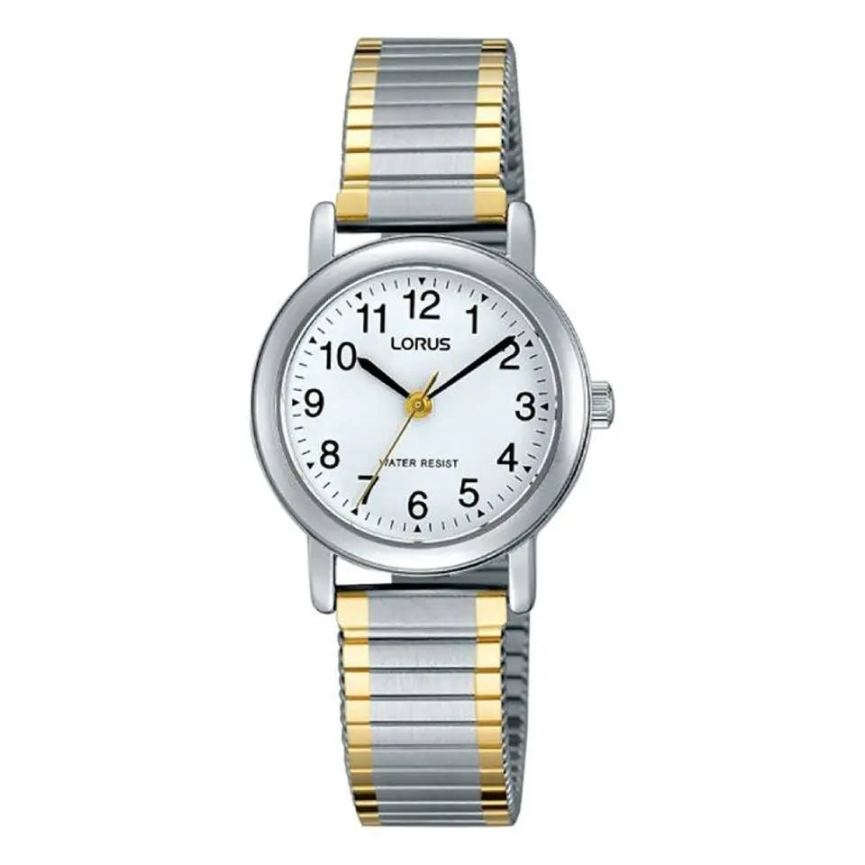Lorus Two Tone Expanding Bracelet Watch RRX05HX9