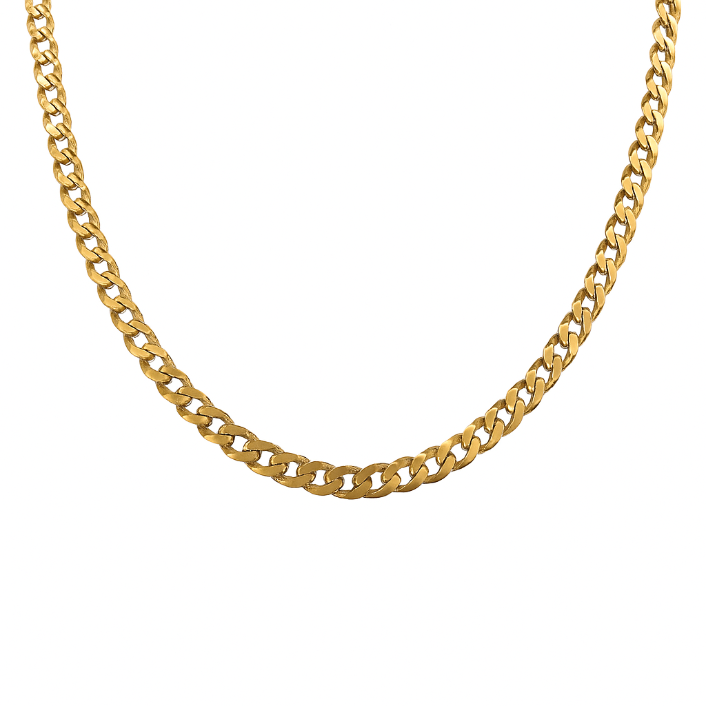 Preloved 9ct Yellow Gold Curb Chain 8564