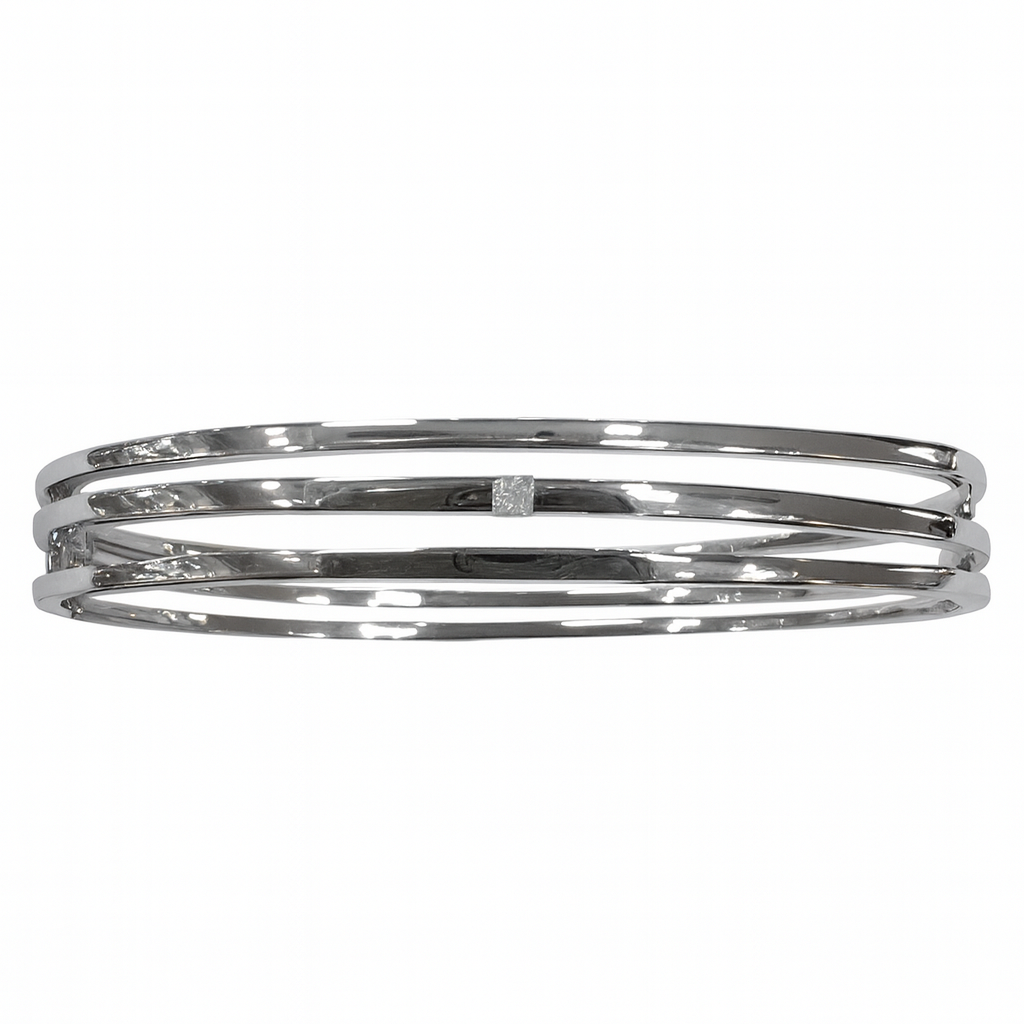 Set of silver bangles best jewellers in middlesbrough
