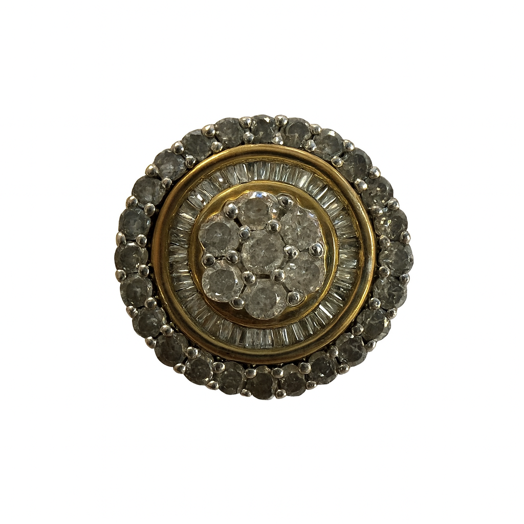 Decorative button with intricate design best jewellers Yorkshire