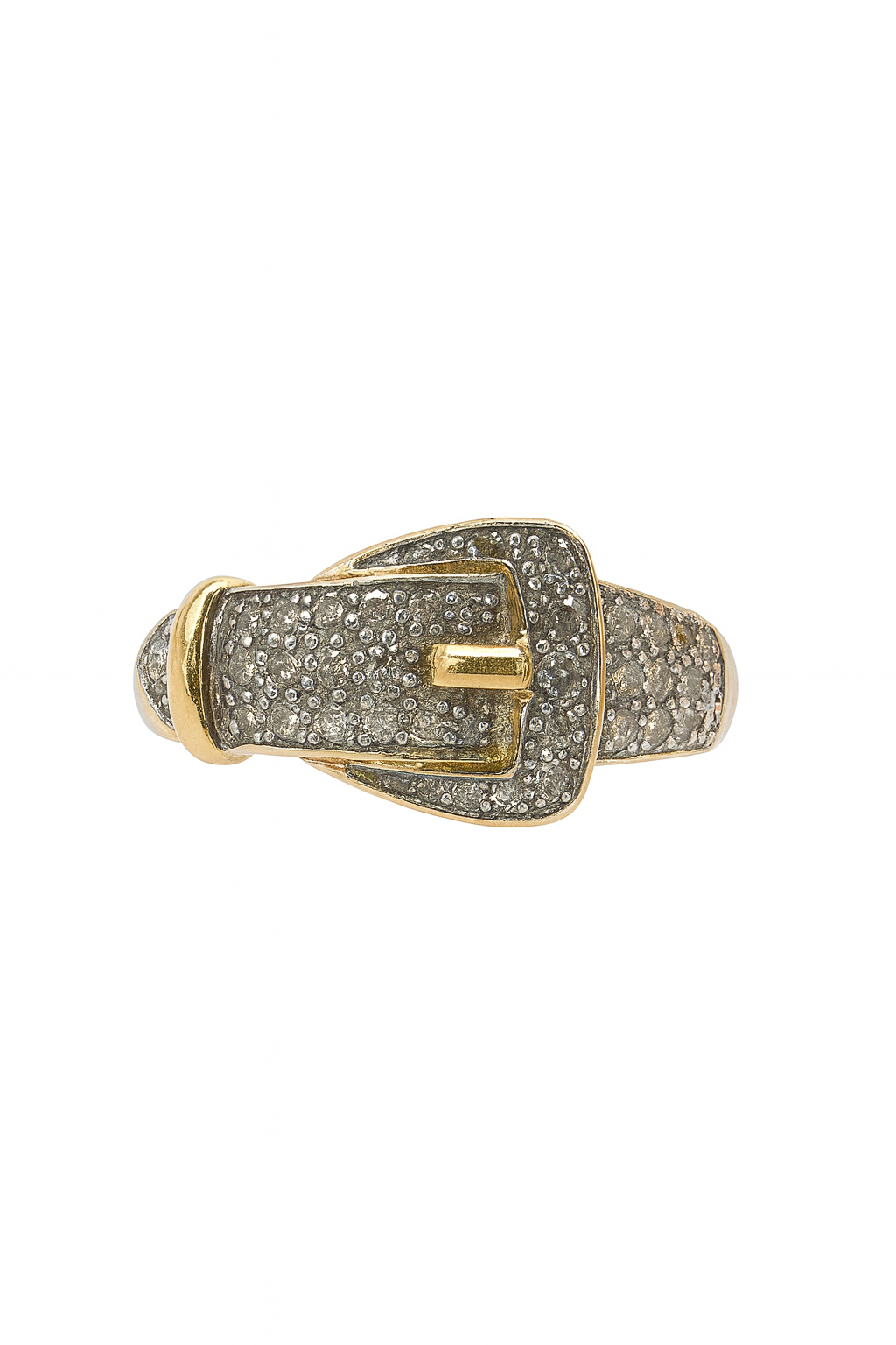 Preloved Diamond Set Buckle Ring 9175
