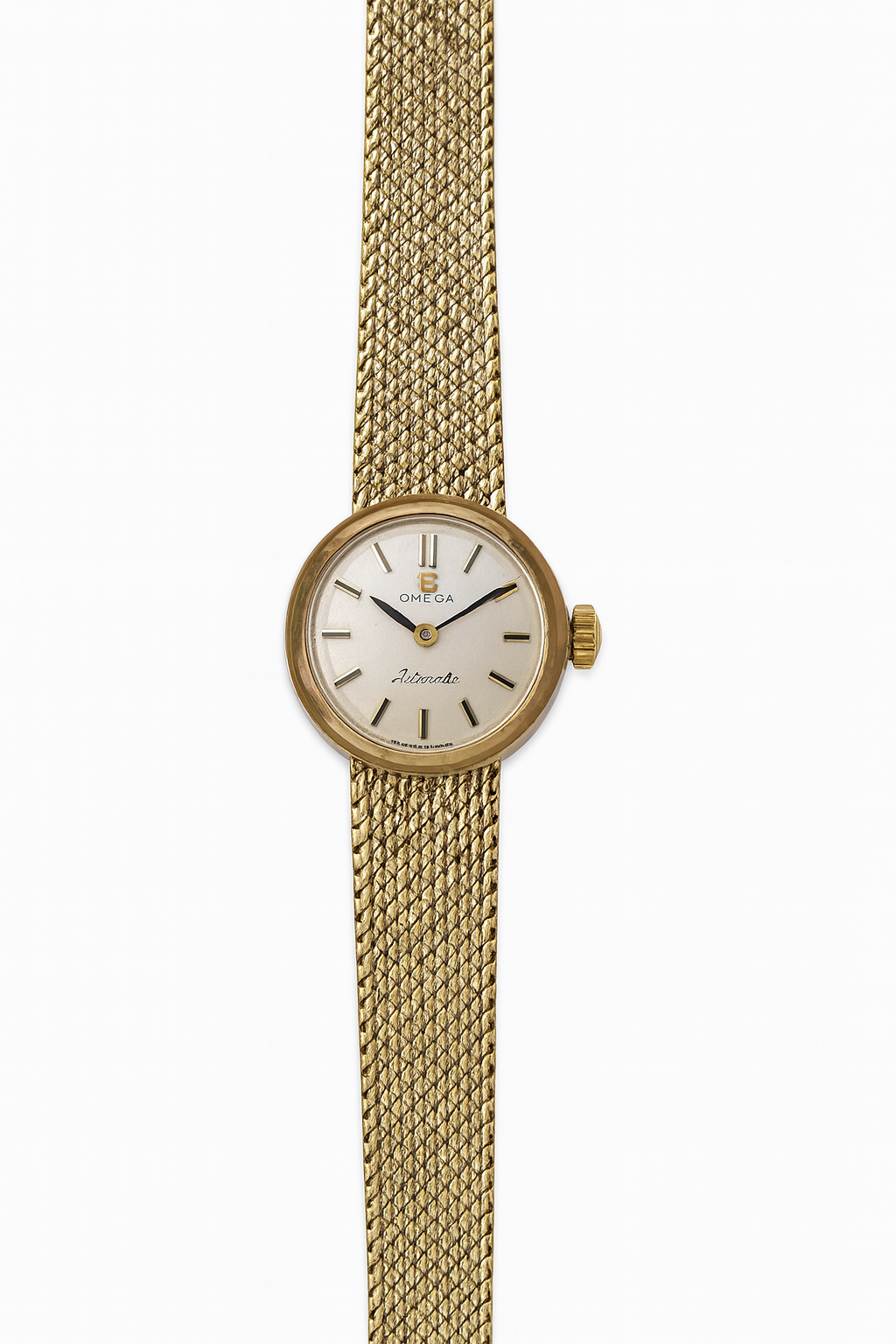 Preloved Ladies 9ct Gold Omega Bracelet Watch 1965 1245315