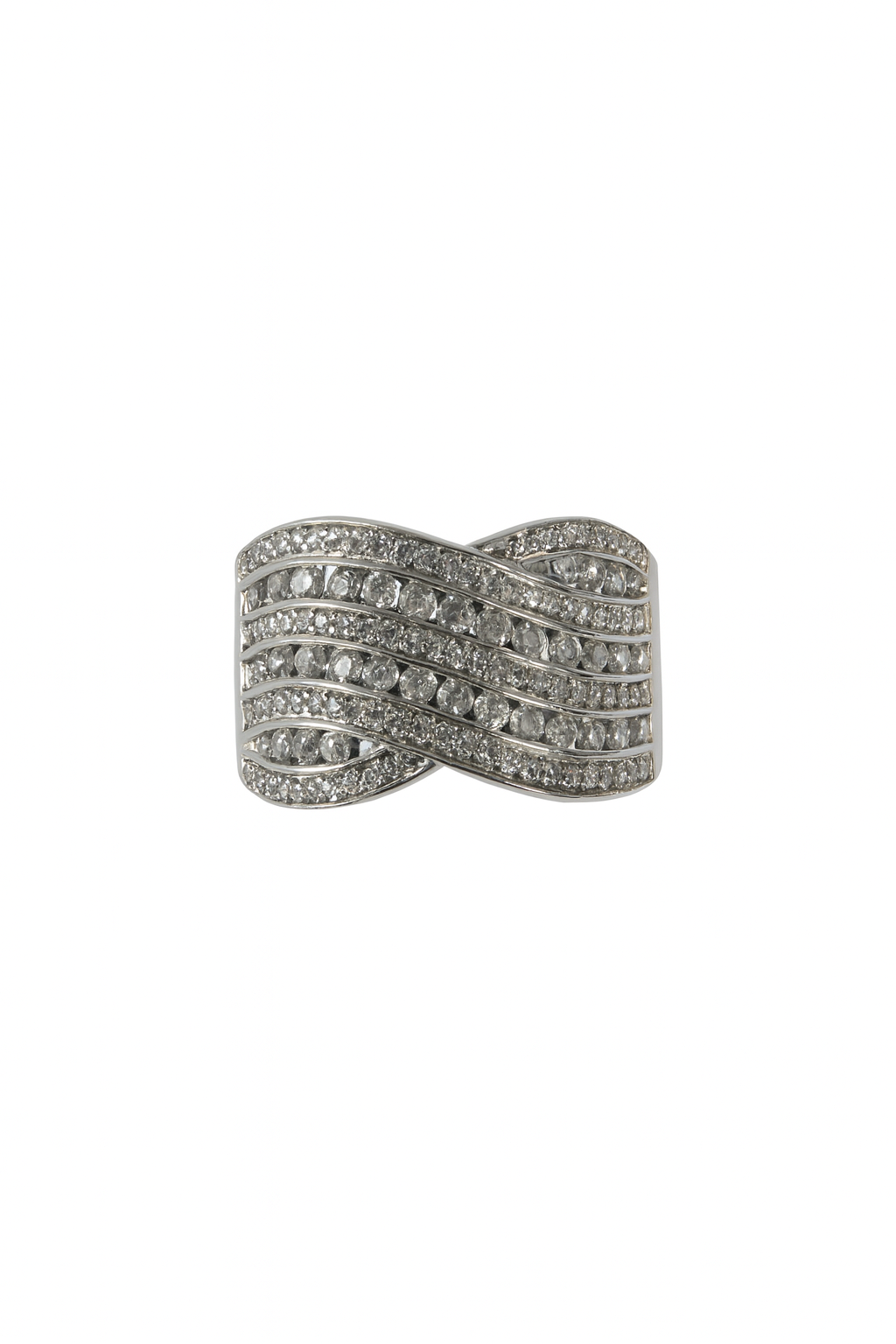 18ct White Gold Diamond Ring 9475