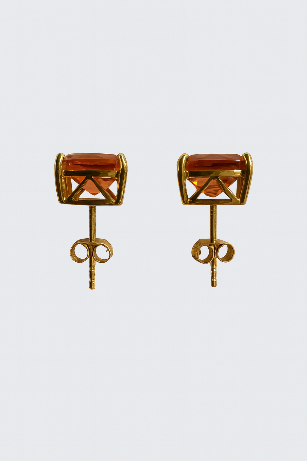 Preloved Yellow Gold and Andesine Earrings 1245067