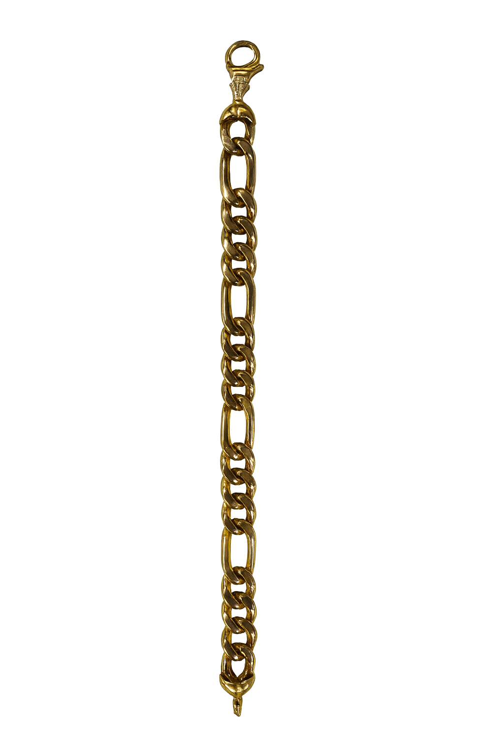 Preloved 9ct Yellow Gold Figaro Bracelet 8962