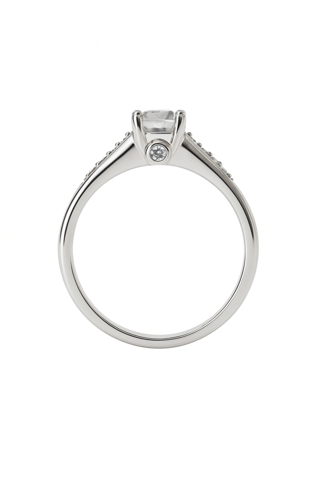 Preloved White Gold Diamond Ring 6882