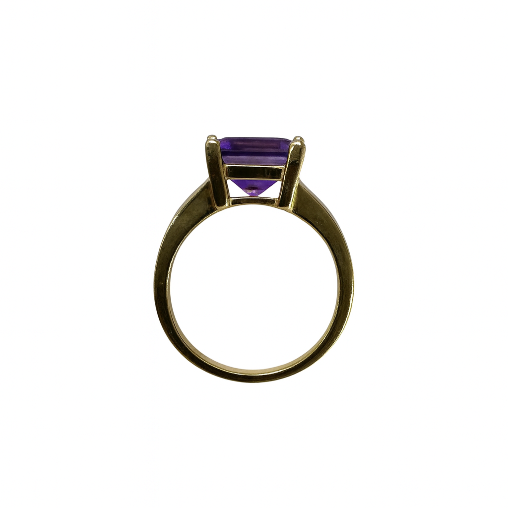Preloved Amethyst and Diamond Ring SH9106