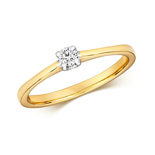 Diamond 4 Claw Solitaire RD608