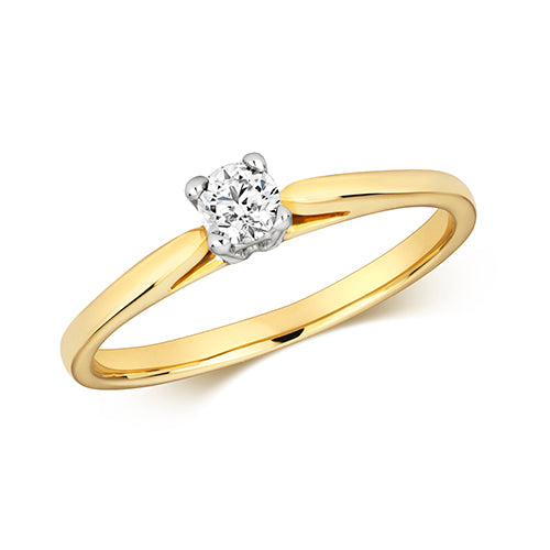 Diamond 4 Claw Solitaire RD613