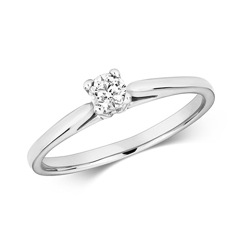 Diamond 4 Claw Solitaire RD613W