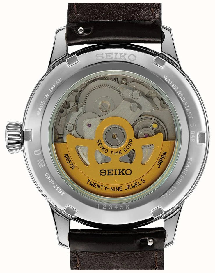 SSA459J1 ‘Midnight Mockingbird’ Presage Cocktail Time Power Indicator