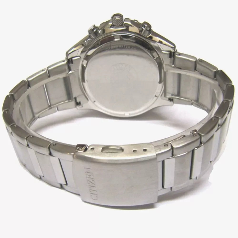 Citizen Eco-Drive Men's Chronograph Stainless Steel Watch AT2121-50E
