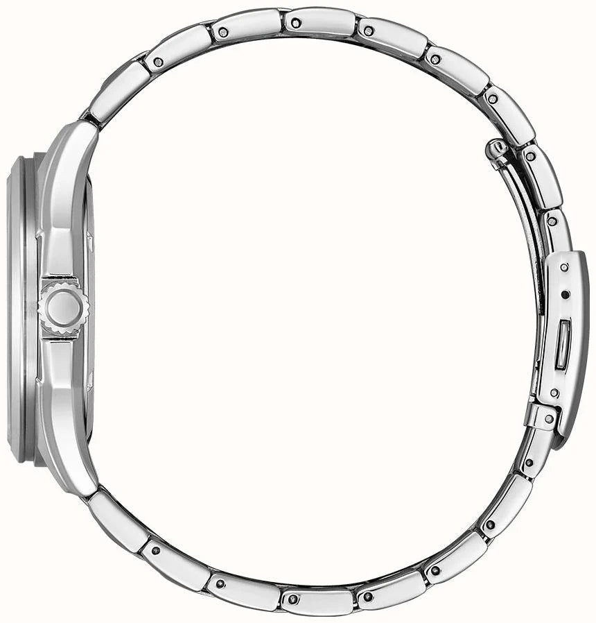 Citizen Men's Eco-Drive Sport (41mm) Black Dial / Stainless Steel Bracelet AW175