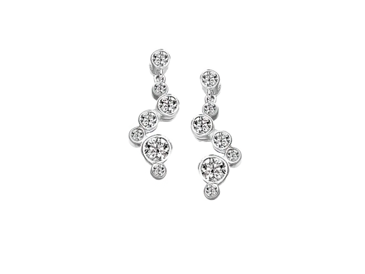 Rhapsody Diamond Earrings 6123WD