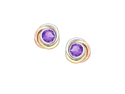Amethyst Earrings 7875YWR/AM