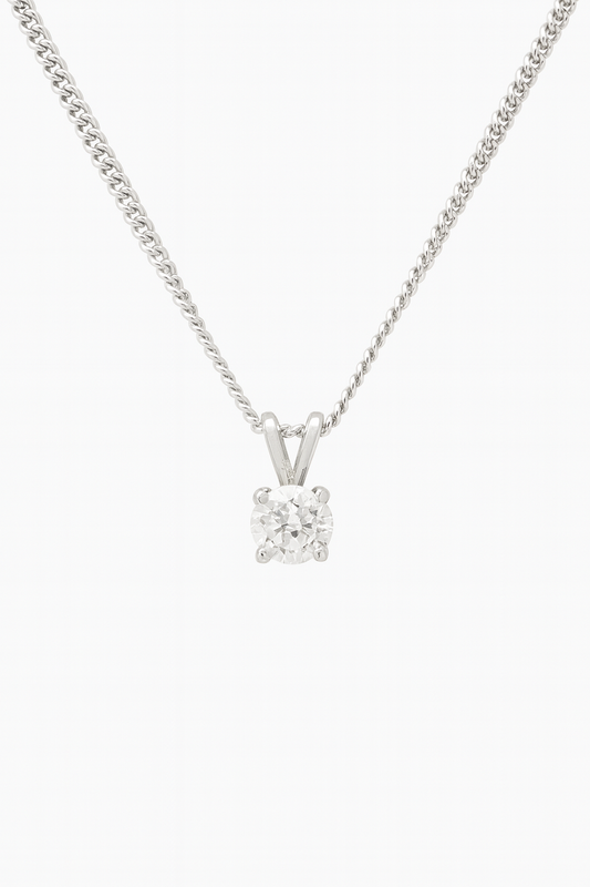 Preloved Diamond Pendant and Chain 9146PD
